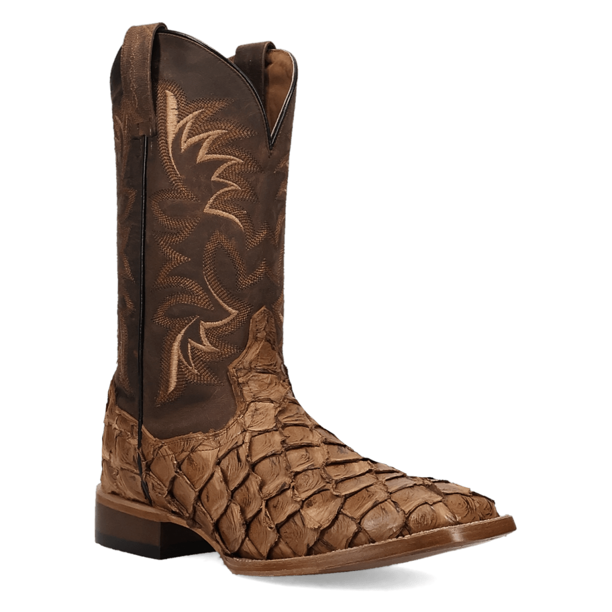 Dan Post Men's Marc Pirarucu Boot - Tan/Chocolate - DP5270-7D