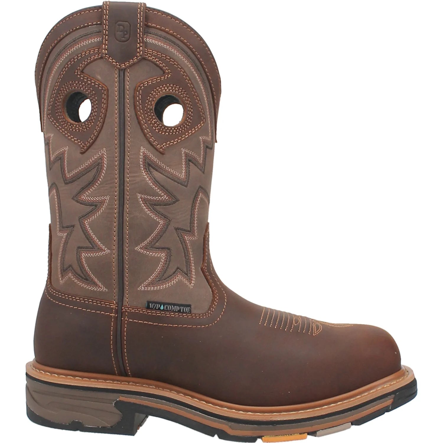 Dan Post Men's Kirk Waterproof 11" Brown Work Boot - DP56456 - 7M