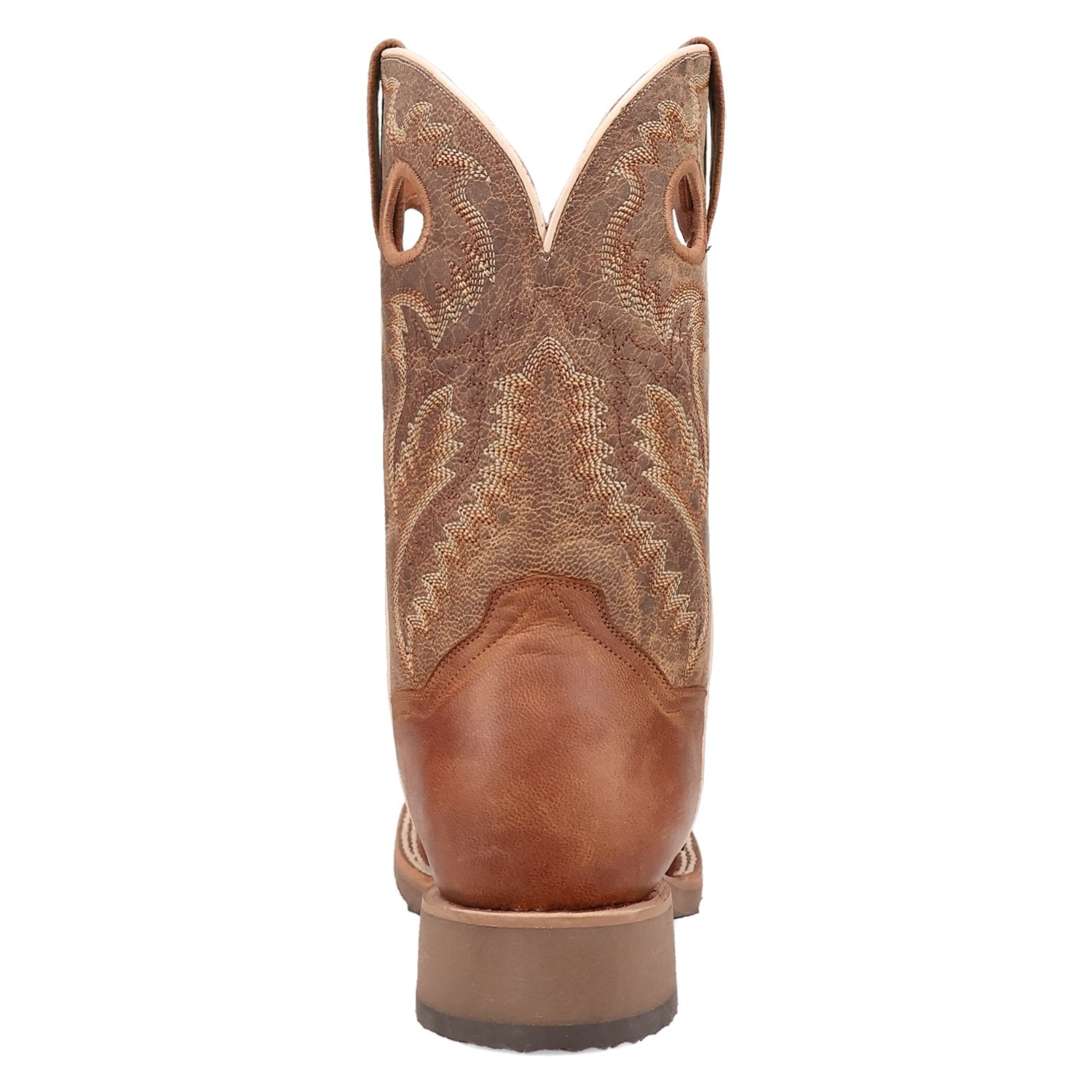 Dan Post Men's 11" Full Quill Ostrich Tan & Bay Apache Square Toe Western Boot - DP6058 - 7D