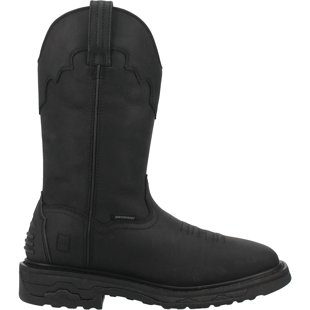 Dan Post Men's 11" Blayde Waterproof Black Square Toe Western Work Boot - DP66450 - 7D