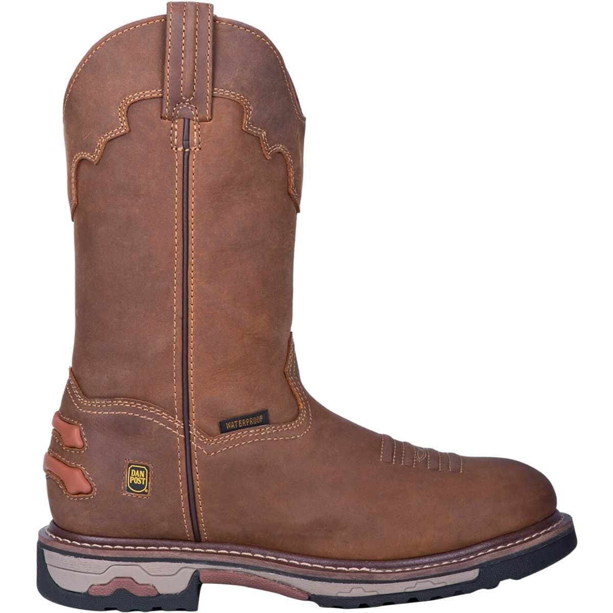 Dan Post Men's 11" Journeyman Leather Waterproof Work Boot - DP69502 - 7M