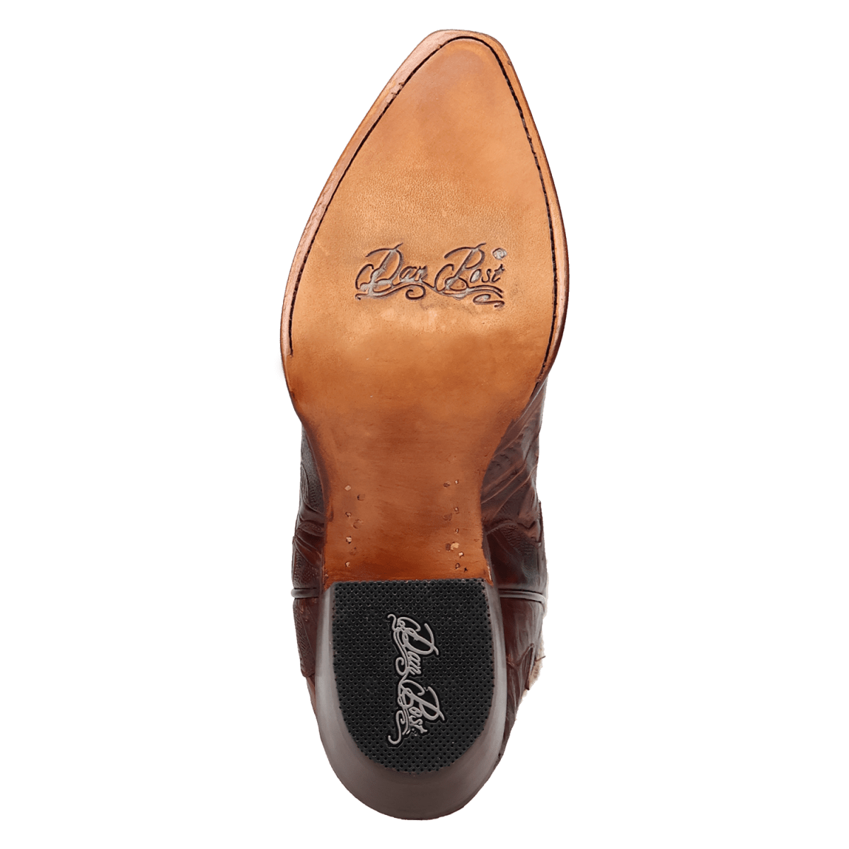 Women's Dan Post 11" Andrinna Leather & Calf Hair Snip Toe Western Boot - DP7020 - 6M