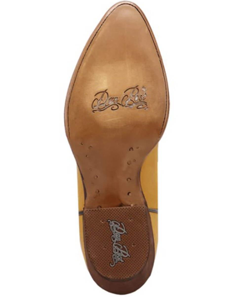 Women's Dan Post Women's 14" Mustard Sunrise Canyon Leather Western Boot - DP7030 - 6M