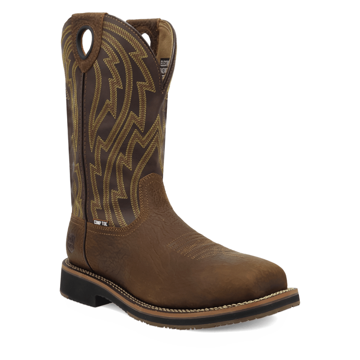 Dan Post Men's Briggs Leather Boot - Brown/Brown - DP76527-7D