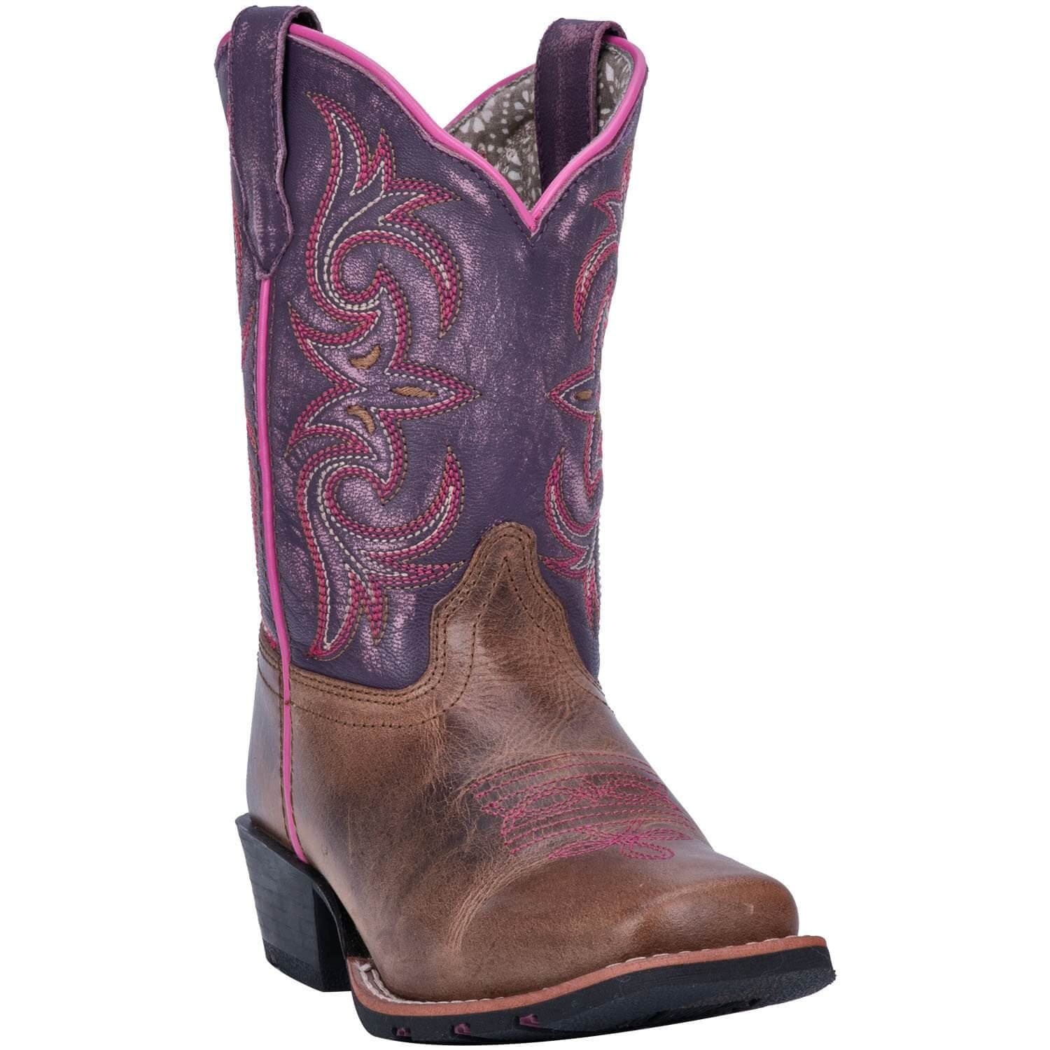 Dan Post Kids' Majesty Leather 8" Western Boot - DPC2947 - 13.5M