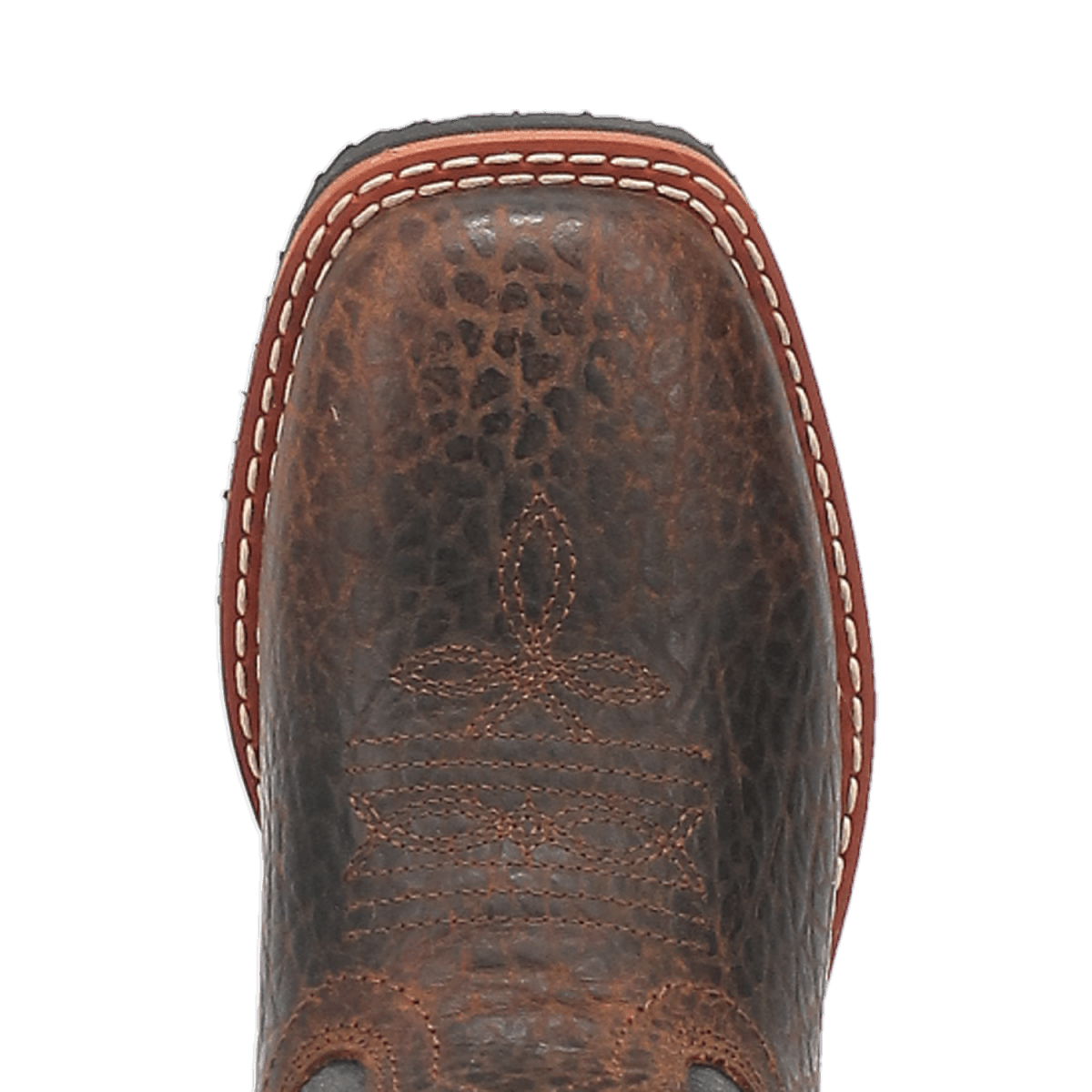 Dan Post Boys Brown & Blue Creek Square Toe Western Boot - DPC3825 - 3.5D