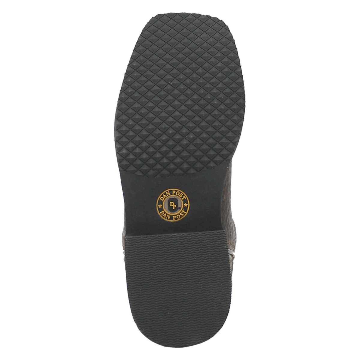 Dan Post Boys Brown & Blue Creek Square Toe Western Boot - DPC3825 - 3.5D