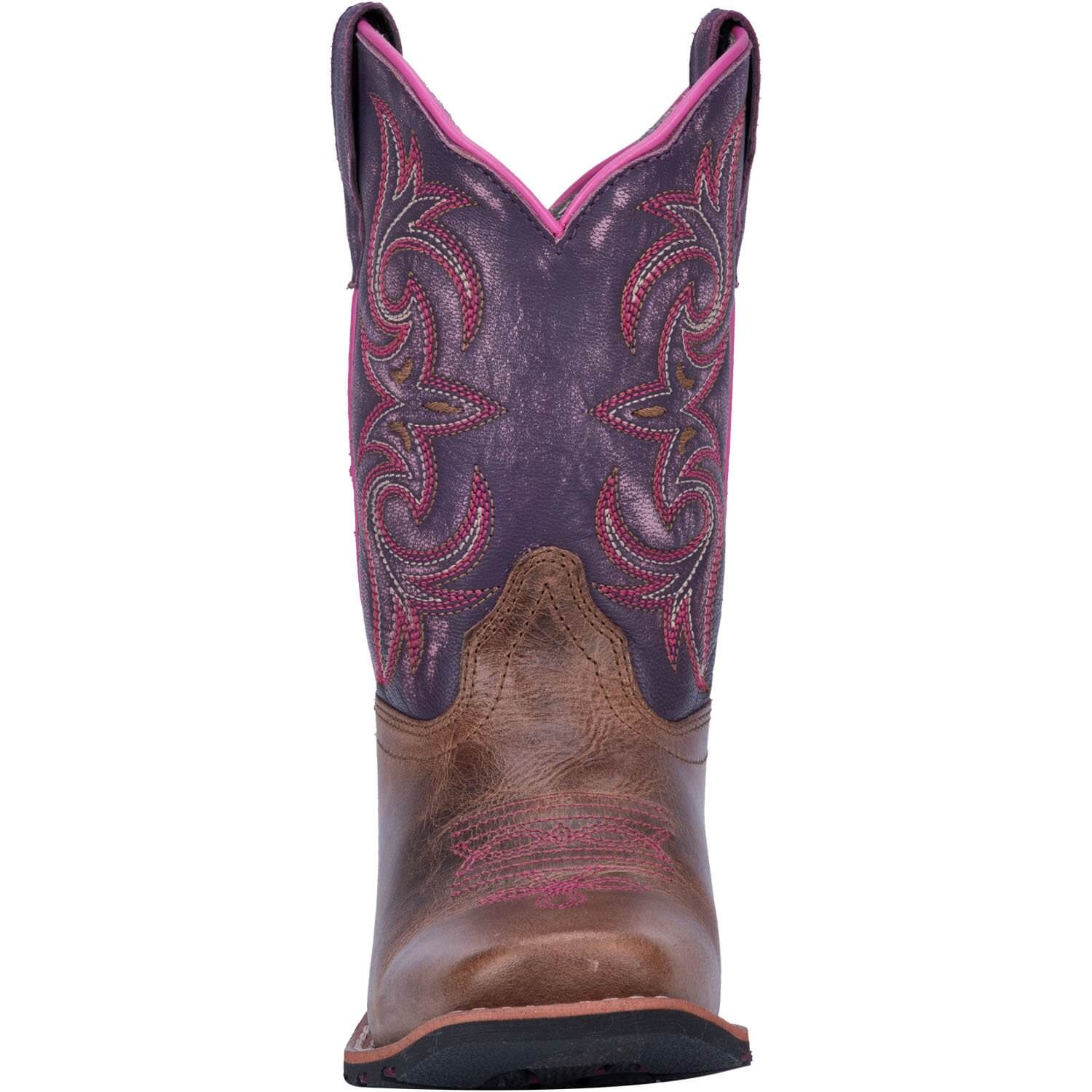 Dan Post Big Kids' Majesty Leather 9" Western Boot - DPC3947 - 3.5M