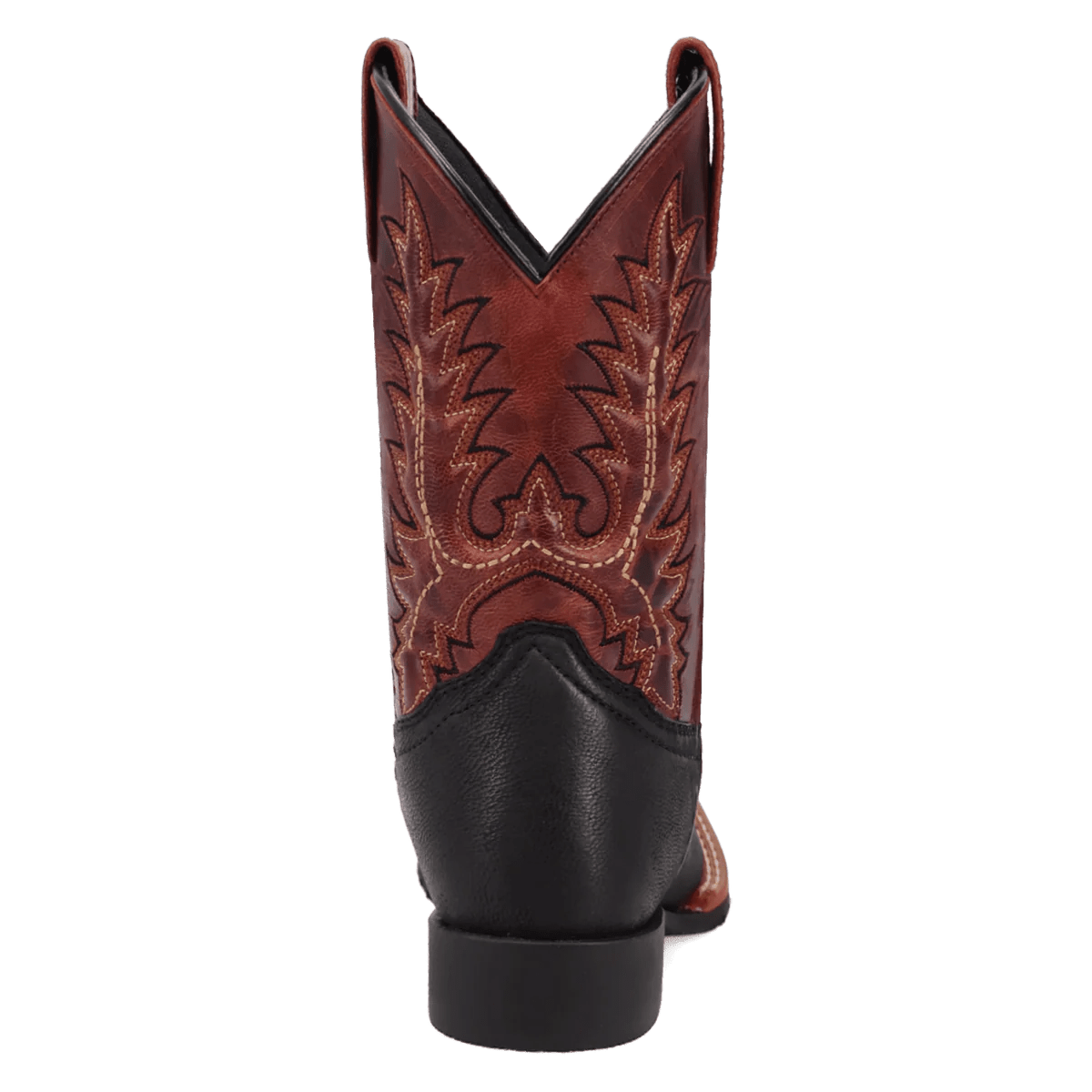 Dan Post Children's 8" Dexter Black/Red Square Toe Western Boots - DPC4001 - 8D