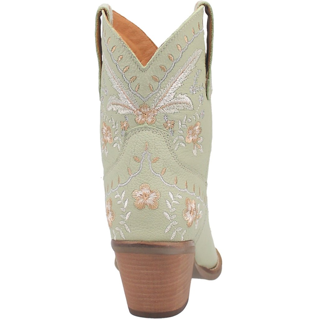 Dingo Women's 7" Prime Rose Mint Almond Toe Western Boot - DI748 - GN6 - 6M