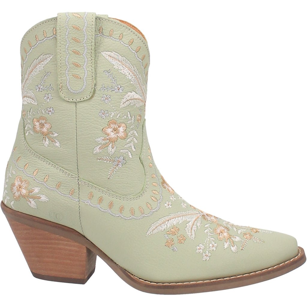 Dingo Women's 7" Prime Rose Mint Almond Toe Western Boot - DI748 - GN6 - 6M