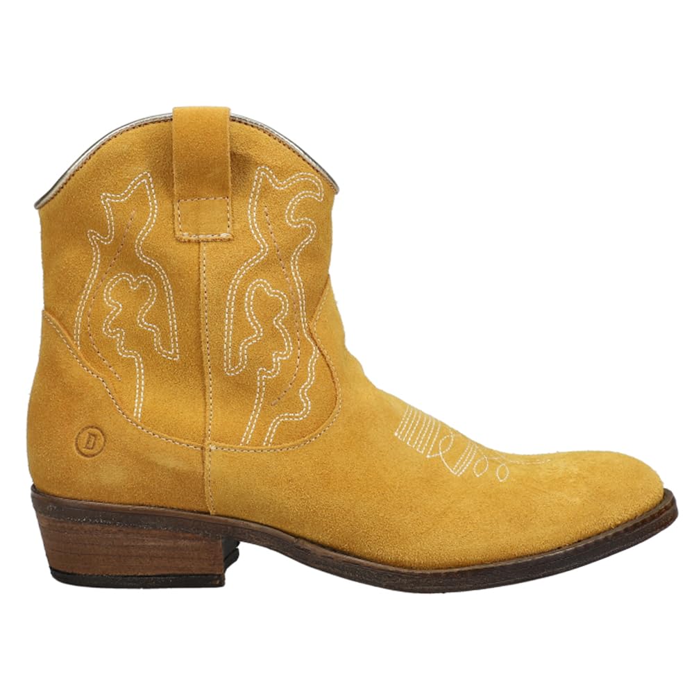 Dingo Women's 6" Daisy Mae Mustard Round Toe Western Bootie - DI861MUS - 6M