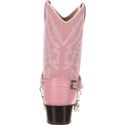 Durango Big Kid Pink Rhinestone Western Boot - BT668 - 3.5D