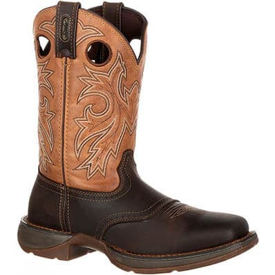 Durango Men's 11" Waterproof Rebel Square Steel Toe Western Boot - DB019 - 7M