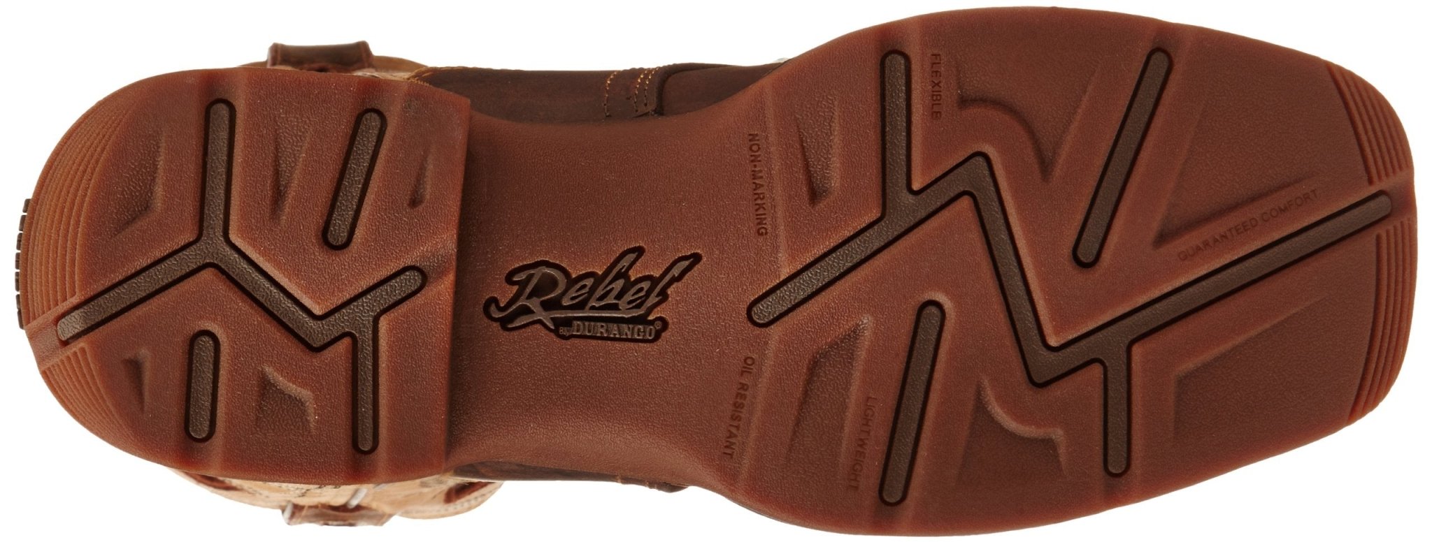 Durango Men's 11" Rebel Saddle Up Square Toe Western Boot - DB4442 - 7D