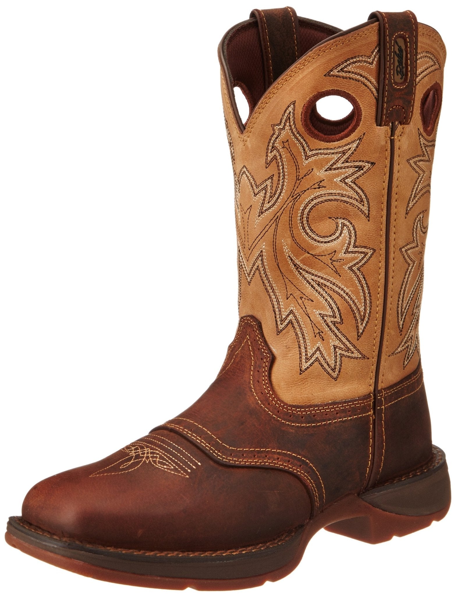 Durango Men's 11" Rebel Saddle Up Square Toe Western Boot - DB4442 - 7D