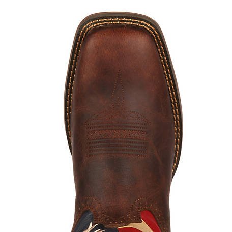 Durango Men's 11" Patriotic Pull - On Square Toe American Flag Western Boots - DB5554 - 7D