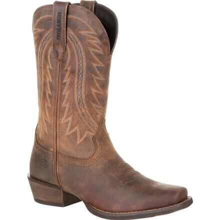 Durango Men's 12" Square Toe Rebel Frontier Distressed Brown Western Boot - DDB0244 - 7M