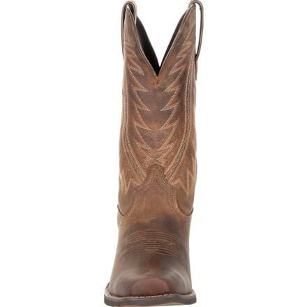 Durango Men's 12" Square Toe Rebel Frontier Distressed Brown Western Boot - DDB0244 - 7M