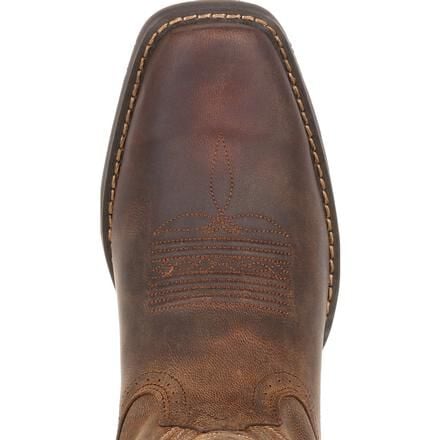 Durango Men's 12" Square Toe Rebel Frontier Distressed Brown Western Boot - DDB0244 - 7M