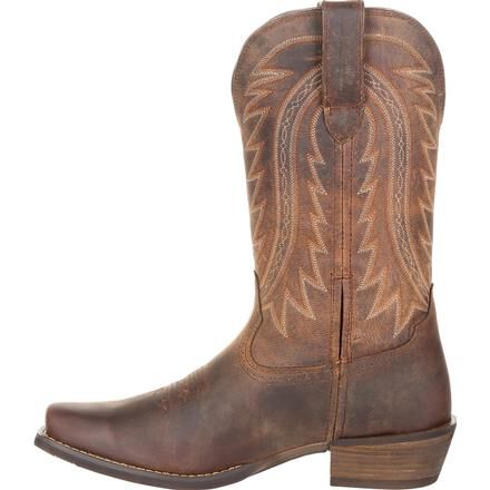 Durango Men's 12" Square Toe Rebel Frontier Distressed Brown Western Boot - DDB0244 - 7M