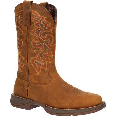 Durango Men's 12" Waterproof Rebel Square Toe Pull - On Western Boot - DDB0361 - 7M