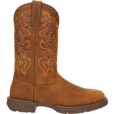 Durango Men's 12" Waterproof Rebel Square Toe Pull - On Western Boot - DDB0361 - 7M