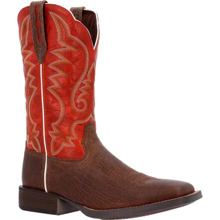 Durango Men's 12" Square Toe Saddlebrook Acorn Crimson Western Boot - DDB0447 - 7M