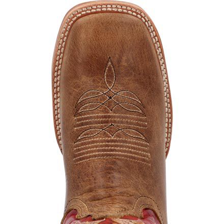 Durango Men's 13" Square Toe PRCA Bison Western Boot - DDB0468 - 7B