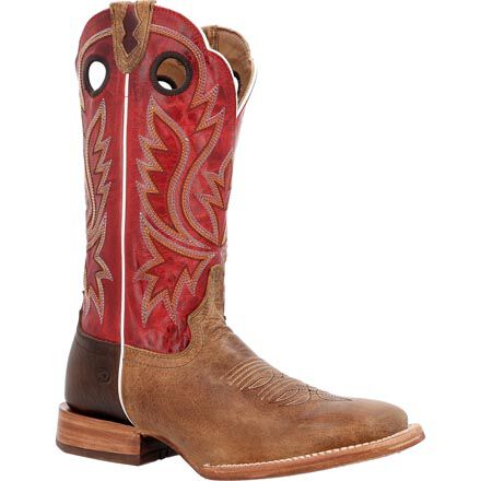 Durango Men's 13" Square Toe PRCA Bison Western Boot - DDB0468 - 7B