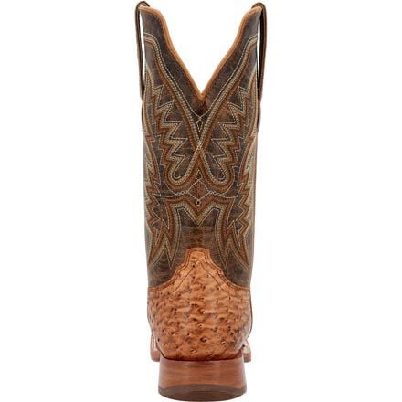 Durango Men's 13" Square Toe PRCA Collection Full Quill Ostrich Western Boot - DDB0472 - 7B