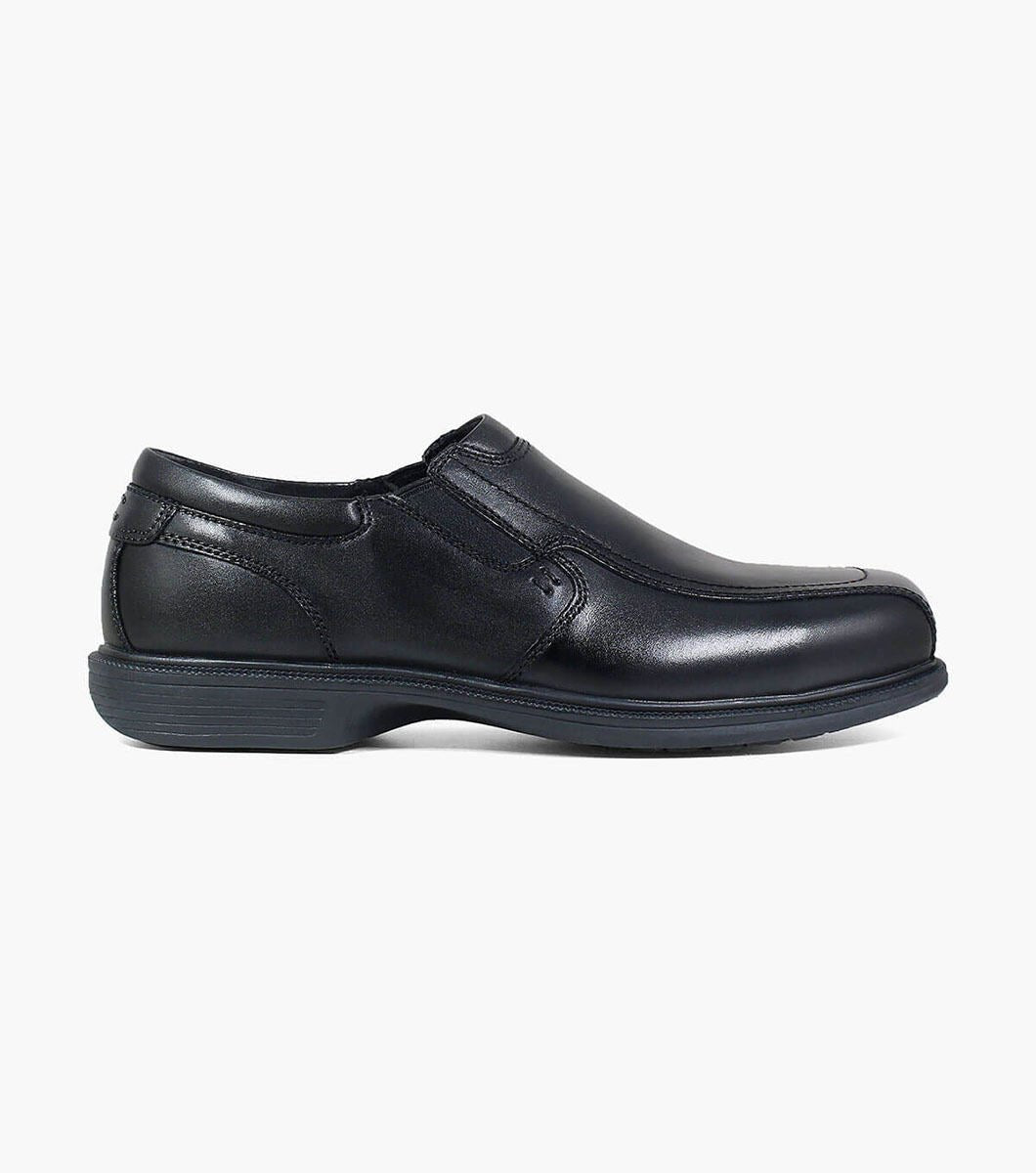 Florsheim Men's Coronis Black Dress Slip - On Oxford Work Shoe - FS2005 - 7D