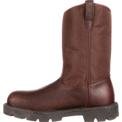 Georgia Boot Men's 11" Waterproof Homeland Round Steel Toe Wellington Work Boot - G111 - 8M