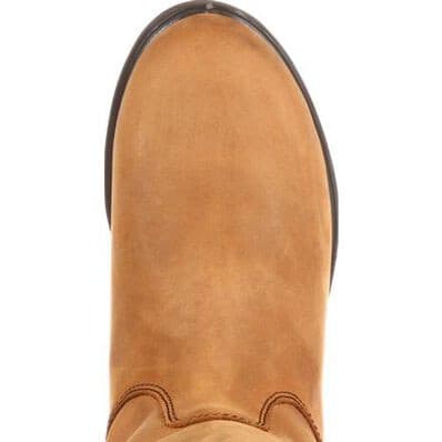 Georgia Boot Men's 11" Farm and Ranch Pull - On Brown Round Toe Work Boot - G4432 - 7M