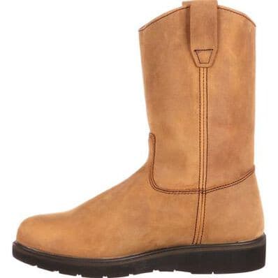 Georgia Boot Men's 11" Farm and Ranch Pull - On Brown Round Toe Work Boot - G4432 - 7M