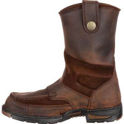 Georgia Boot Men's 10" Waterproof Athens Moc Steel Toe Wellington Work Boot - G4603 - 8M