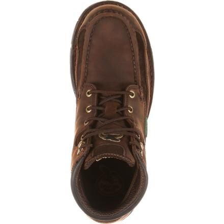 Georgia Boot Men's Athens 6" Moc Steel Toe Waterproof Work Boot - G7603 - 8M