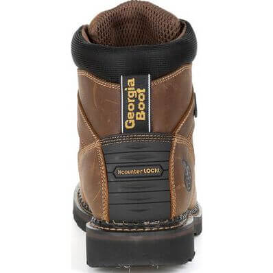 Georgia Boot Men's 6" Giant Revamp Met - Guard Waterproof Round Steel Toe Work Boot - GB00322 - 8M