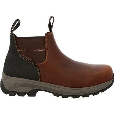 Georgia Boot Men's 5" Eagle Trail Waterproof Round Toe Chelsea Boot - GB00478 - 8M