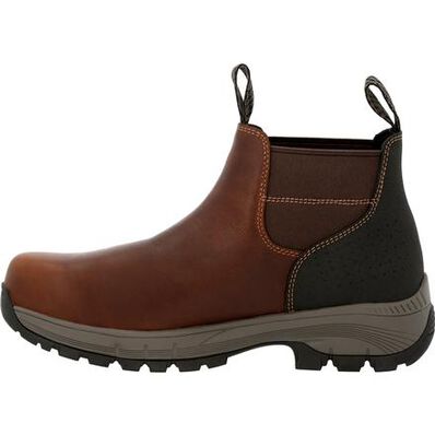 Georgia Boot Men's 5" Eagle Trail Waterproof Round Toe Chelsea Boot - GB00478 - 8M