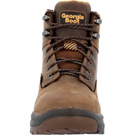 Georgia Boot OT 6" Waterproof Brown Round Toe Work Boot - GB00521 - 8M