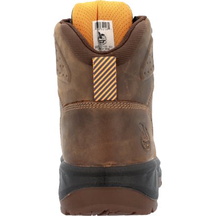 Georgia Boot OT 6" Waterproof Brown Round Toe Work Boot - GB00521 - 8M