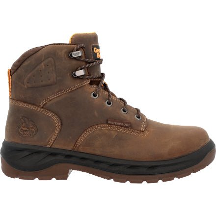 Georgia Boot OT 6" Waterproof Brown Round Toe Work Boot - GB00521 - 8M