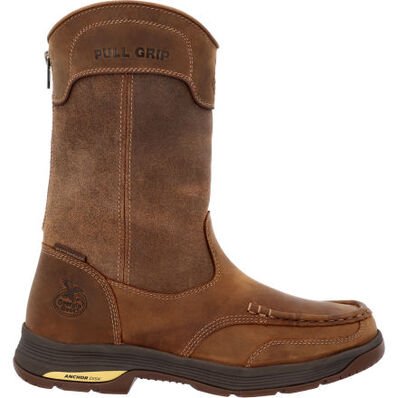 Georgia Boot Men's Athens SuperLyte Alloy Toe Waterproof Wellington Pull - On Work Boot - GB00550 - 8M