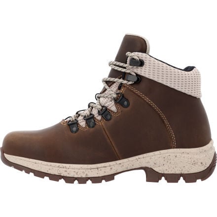 Georgia Boot Women's Eagle Trail 5" Brown Round Alloy Toe Waterproof Hiker - GB00556 - 6M