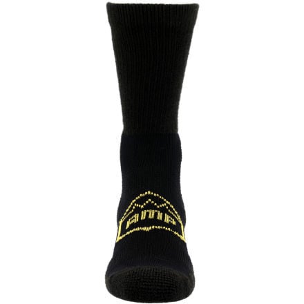 Georgia Boot AMP Black Max Comfort Crew Socks - GB9384 - L