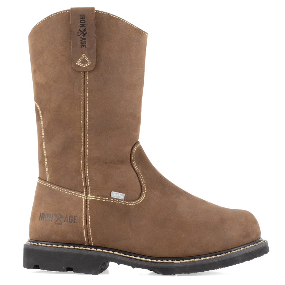 Iron Age Men's 11" Groundbreaker Pull - On Met Guard Composite Toe Work Boot - IA5094-7M