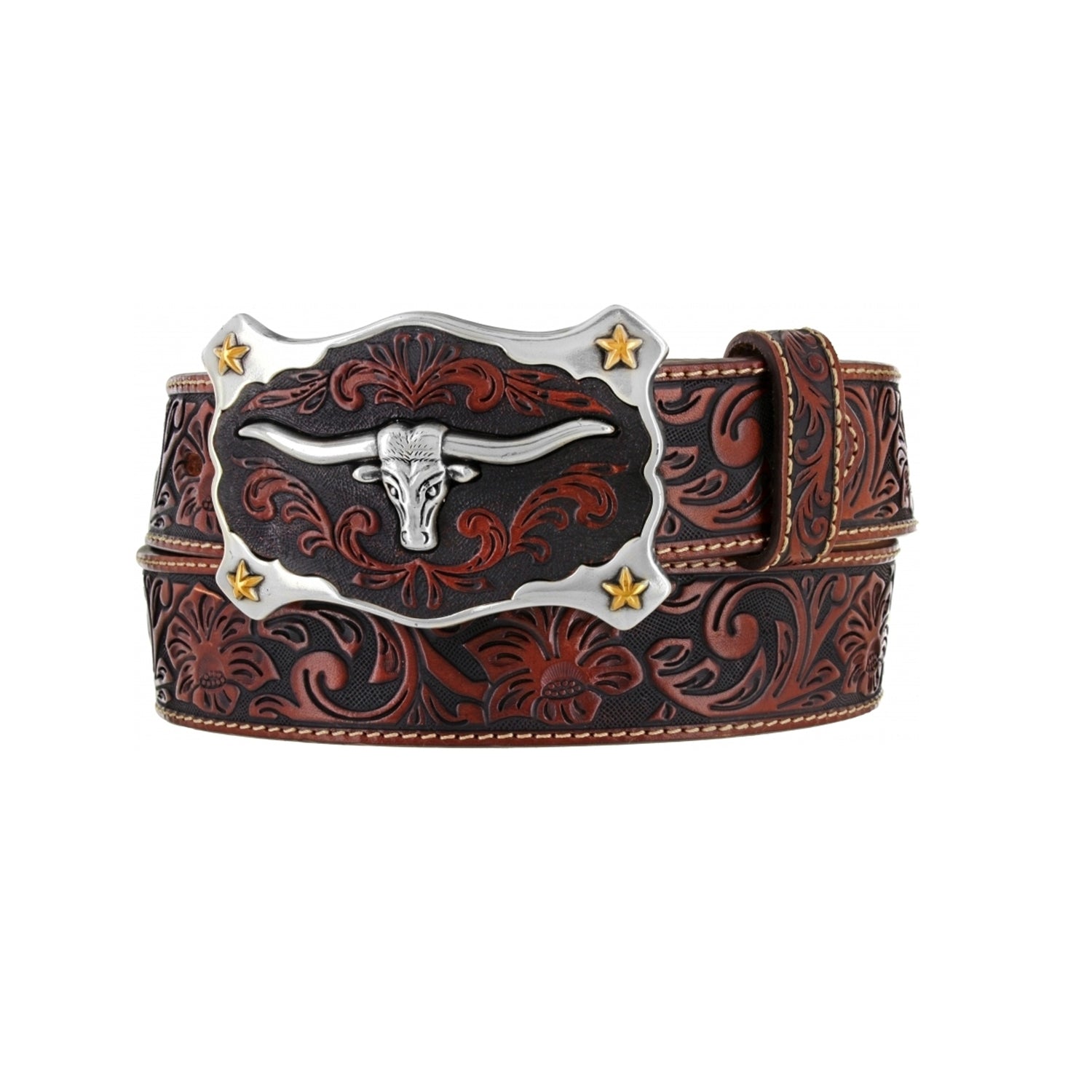 Justin Men's Classic Longhorn Belt Brown - C11194 - 32