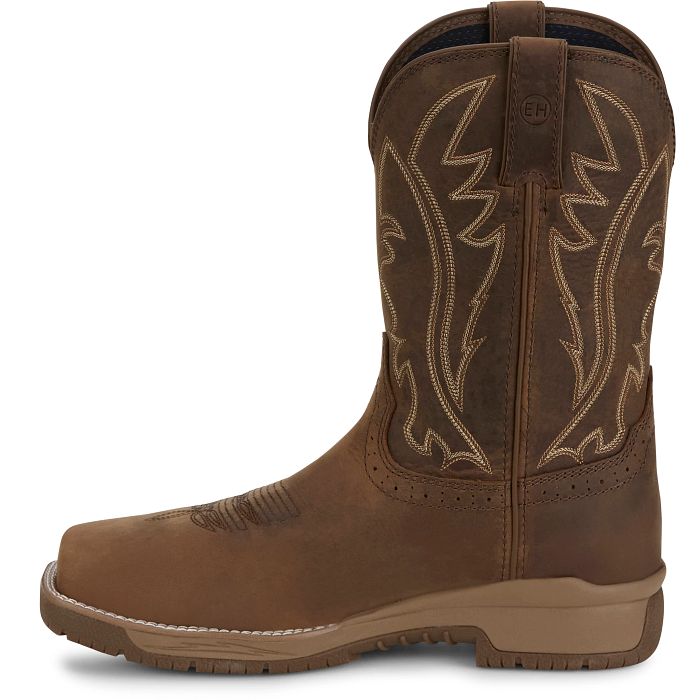 Justin Boots Men's 11" Nitread Square Toe Work Boots - CR3211-7D