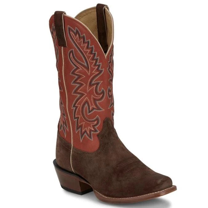 Justin Men's 13" Jimmy Orange Square Toe Western Boot - FN7252-8D